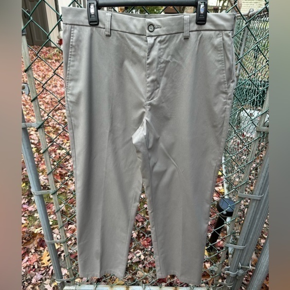 Croft & Barrow Men's Classic‎ Fit Chino Dress Pants, 34Wx32L (Tan/Khaki)